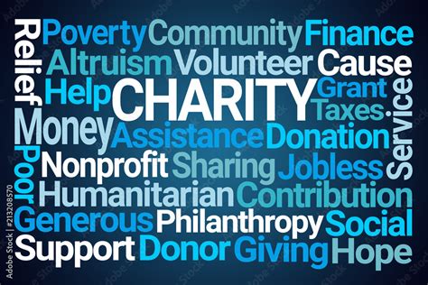 words to describe a charity.